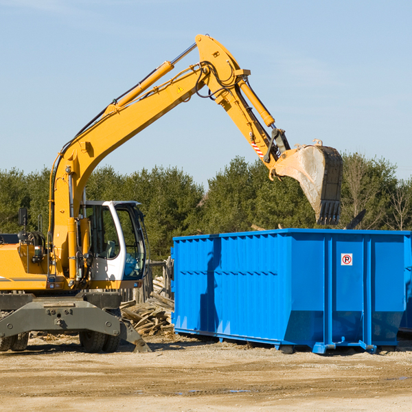 how does a residential dumpster rental service work in Aromas California